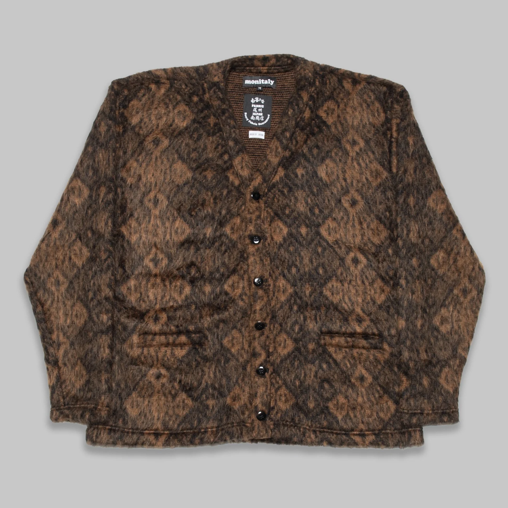 Shaggy V Cardigan (Made in Japan) - Talisman — MONITALY